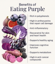 Benefits of eating purple