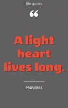 A light heart ...