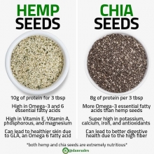 HEMP SEEDS VS CHIA SEEDS
